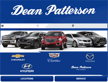 Tablet Screenshot of deanpatterson.com